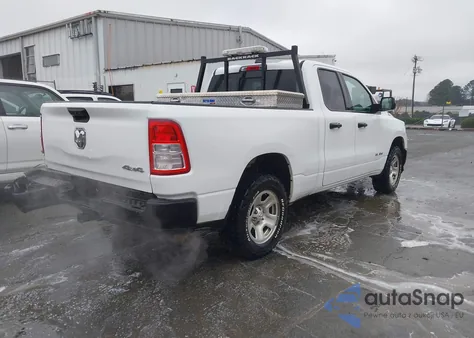 2019 Ram 1500 Tradesman Quad Cab 4X4 6'4 Box from USA, damaged, VIN 1C6RRFCG2KN822451